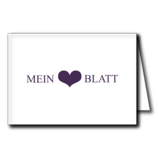 Valentinskarte | Mein Herzblatt